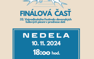 plagát o konaní sa festivalu