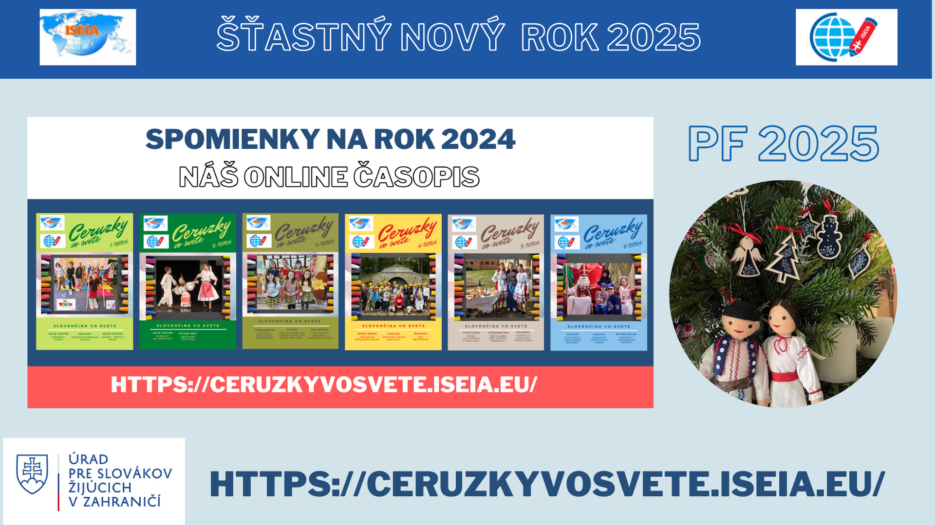 Pozdrav od ISEIA, info v texte