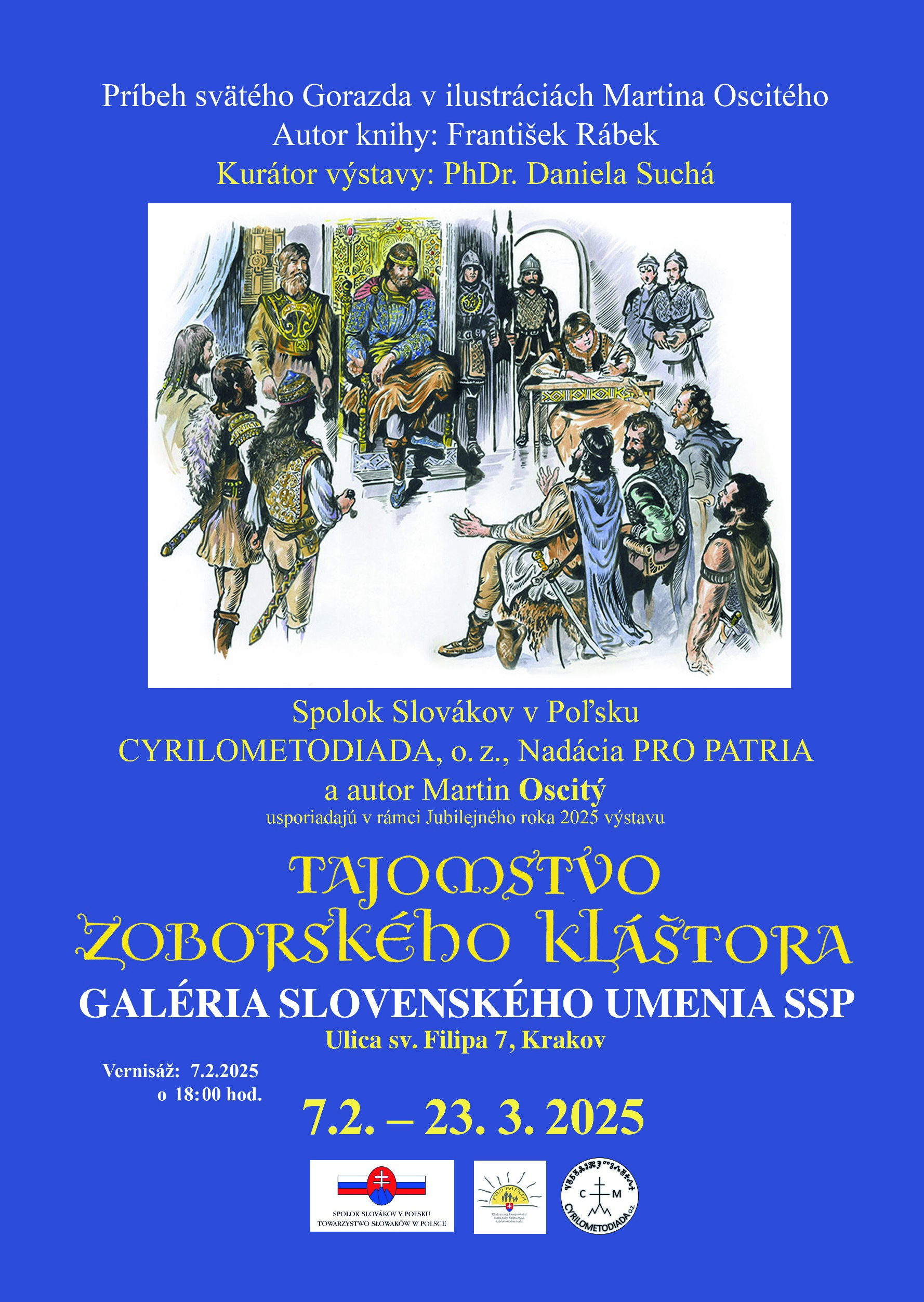 Plagát k vernisáži, info v texte